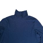 St. John  Women’s Embellished Mockneck Turtleneck Shirt Top Black Size L Black Photo 2