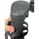 Stuart Weitzman Alex Navy Woven Platform Sandals Women's Size 10 Photo 10