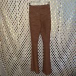 Pretty Little Thing Snakeskin flared leggings nude tan cut out flared bootcut pants size S Photo 9