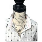 Maeve  Anthropologie 2 White Swiss Dot Blouse Cotton Button Down Boho Cottagecore Photo 7