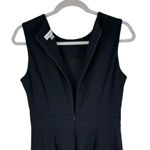 Calvin Klein Black Sleeveless Round Neck A-Line Knee Length Dress Size 8 Photo 4