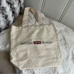 Levi's Levi’s Beige Logo Canvas Tote Bag 14.5” x 15” NEW Photo 2