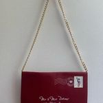 NWOT Delvaux Kiss NY Polo Envelope Clutch LIMITED EDITION Red Photo 0