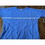 Sea Breeze 100% Cotton Drapey Top Swim Cover Up Blue‎ Size Large Beach Tunic EUC Blue Photo 5