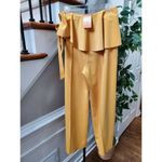 Boutique Dress Polyester Wide Legs Casual Ruffle Pants Size S & 2XL Orange Photo 5