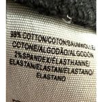 Free People  Corduroy Raw Hem Flare Jeans Black Noir 31 Photo 7