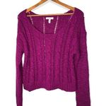 Aeropostale  Wool Blend Cable Knit Long Sleeve Pullover Sweater Photo 1