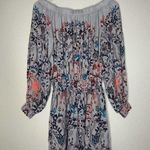Free People blue floral cutout romper size small Photo 0