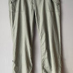 H&M sz 10 green wide leg cargo pants Photo 0