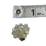 Vintage Signed Italy AB Aurora Borealis Clip On Earrings Multiple Photo 9