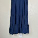 Knox Rose  Navy Blue Flutter Short Sleeves Tiered Midi Dress, Size XL Photo 8