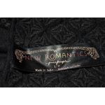 Free People  New Romantics South Of the Equator Embroidered Lace Tassel Top Black Photo 4