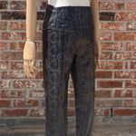 7 For All Mankind  black/grey polyurethane snakeskin shimmery pants / XS / EUC Photo 6