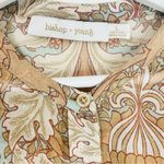 Bishop and Young Cameron Tiered Dress in Divine Paisley Print Cream Tan Color L Photo 8