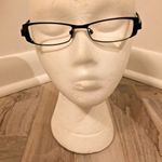 LAFONT ISSY & LA Y2K Sonia 017 Black Gold Metal Narrow Eyeglasses France Frames Photo 1