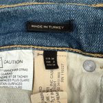 Massimo Dutti Low Rise Cigarette Fit Jeans Women's 2 Medium Wash Crop Capri Photo 4