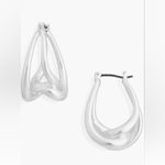 Madewell NEW!  Vintage Knot Hoop Earrings Photo 1