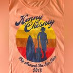 Kenny Chesney Concert Tee Orange Short Sleeve Tee Trip Around the Sun Tour 2018 Size undefined Photo 3