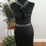 Chicme Women Sheath Dress M Keyhole Sleeveless Whimsigoth Fairy Core Elegant Black Size M Photo 0