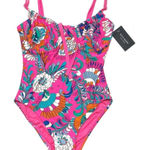 Kate Spade NWT  One Piece Swimsuit Radiant Pink Floral Underwire Size S Small NEW Photo 0