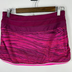 Athleta Athletic Skort Womens 8 Activewear Pink Purple Built-In Shorts Y2K Gym Photo 0