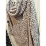 Umgee USA Womens Tunic Sweater Chenille Cowl Neck‎ Long Sleeve Small Tan Photo 2