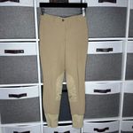 TuffRider  Ladies Ribb Lowrise Pull-On Knee Patch Breeches Tan Size 26 Photo 2