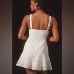 Anthropologie Mare Mare X Anthro Corset Eyelet White Mini Dress L Photo 2