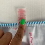 Lilly Pulitzer  Cumulus Blue Seersucker Stripe Bikini Bottom Swim Size 12 NWT Photo 5