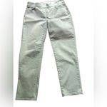 Soft Surroundings Soft‎ Surroundings large straight leg Mint green denim Photo 4