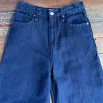 Free People  We The Free Linen Blend Super Hi Rise Wide Leg Denim Jeans Sz 24 🧡🎀 Photo 12