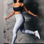 BuffBunny Slay Leggings Zebra White Black Size Medium Photo 0