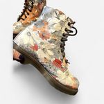 Dr. Martens  Soft Leather Floral Lace-Up Pascal Combat Boots Sz 7 Photo 5