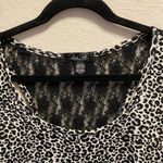 Rene Rofe Leopard Sleep Tank & Sleep Short With Lace Trim Size XL New W/O Tag Black Photo 3