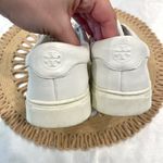 Tory Burch  Carter Glitter Sneaker Women's Size 7M Lace Up White Blue Photo 7