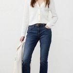 Banana Republic [] Dark Wash High Rise Ankle Length Girlfriend Fit Jeans Sz 29/8 Photo 0