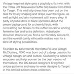 Target Rixo x Polka Dot Ruffle Silky Slip Dress Size M Photo 4