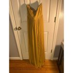 Aryn K  Strapless Yellow Maxi Dress NWT Sz. L Photo 6
