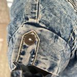 Pilcro Anthropologie Acid Washed Denim Top Photo 4