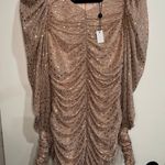 For Love & Lemons NWT | Champagne La Vilette Mini Homecoming Dress Photo 3