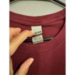 Gildan  Maroon Fall Apples Football Long Sleeve T-shirt Size XXL Photo 3