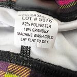 Terez Women's Tall Band High Rise Plaid Print Pattern Multicolor Sine Leggings Photo 2