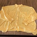 Urban Outfitters  Kenny Button-Down long sleeve oversized baggy yellow Shirt S Photo 3