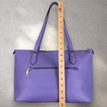 Coach  Leather Gallery Tote Bag Purse In Light Violet Purple CH285 EUC Photo 4