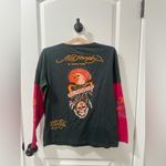 Ed Hardy  Vintage Graphic long sleeved Tee Death Before Dishonor no sz see pics Photo 1