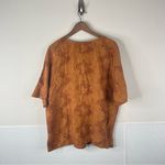 Jacqueline Ferrar Vintage Snake Print 100% Silk Top Size L Photo 2