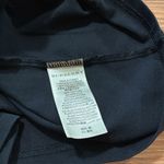 Burberry  Brit Nova Check ruched Collar Polo Shirt Black Size M button cotton Photo 8