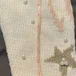 Stitches In Time Angels Peace Love Hope Button Cardigan Winter Knit Sweater 3X Red Photo 13