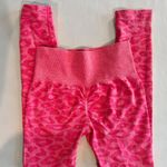 SheIn Hot Pink Cheetah Print Gym Leggings Photo 0