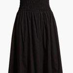 Moon River  Smocked Midi Dress Contrast Size S NEW Photo 0